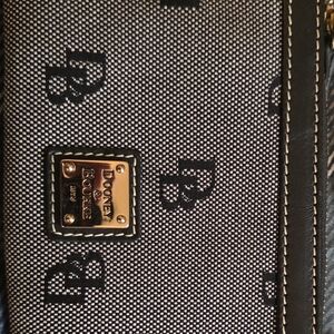 Dooney & Bourke Black and Wrislet Bag